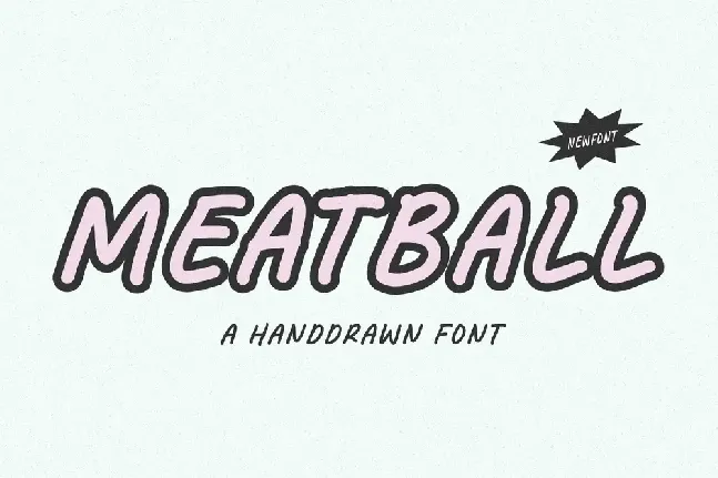 Meatball font