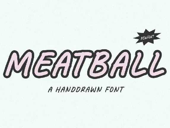 Meatball font