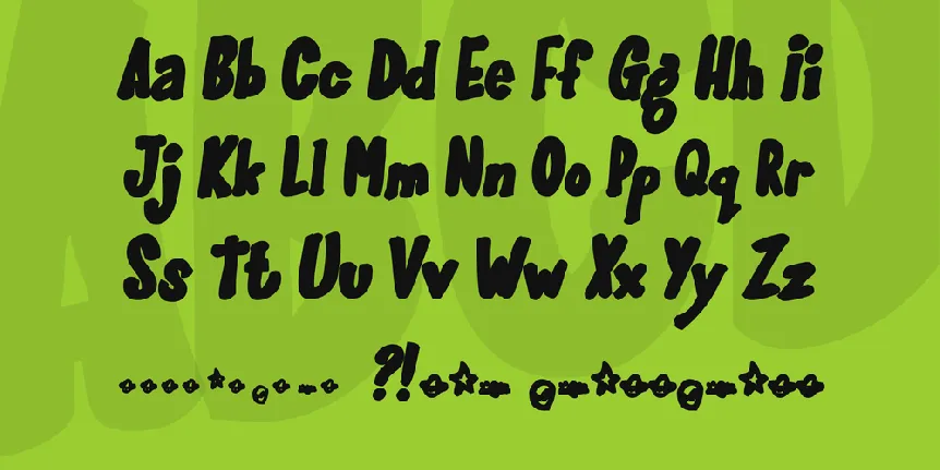 GlooGun font