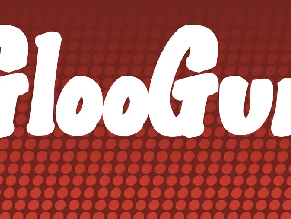 GlooGun font