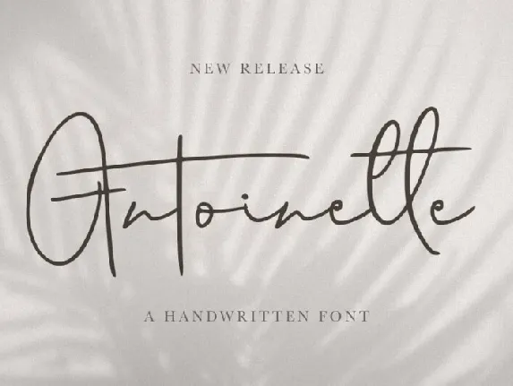 Antoinette font