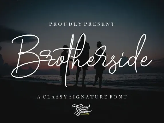 Brotherside Signature font