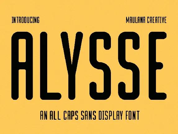 Alysse font