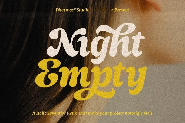 Night Empty DEMO font