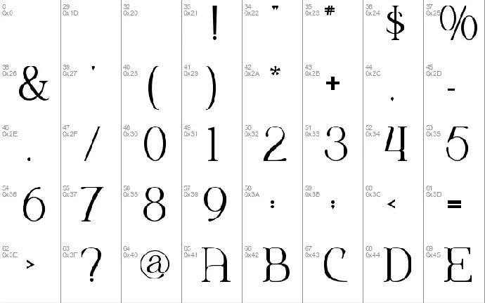 Mastfield font