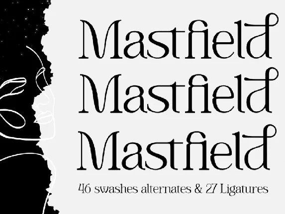 Mastfield font