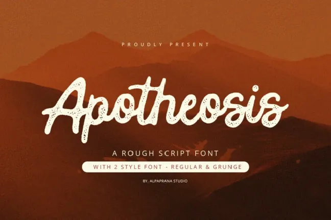 Apotheosis font