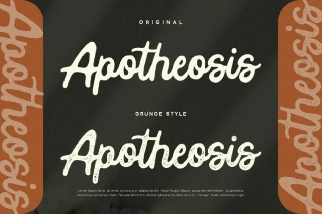 Apotheosis font