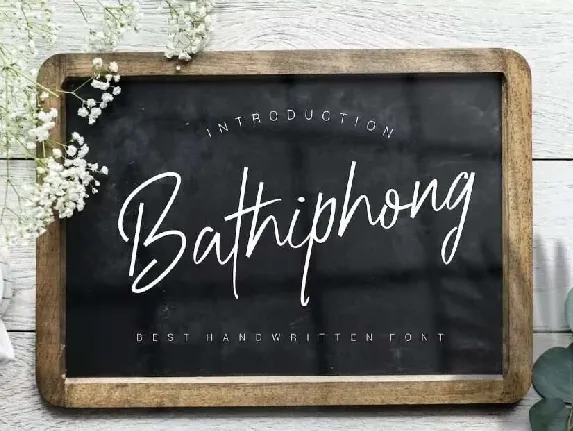 Bathiphong font