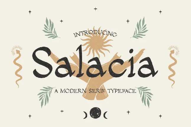 Salacia Free Trial font