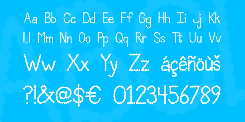 Janda Polkadot font