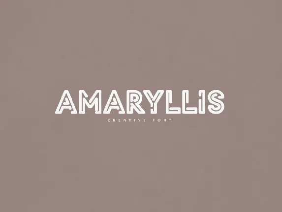 Amaryllis font