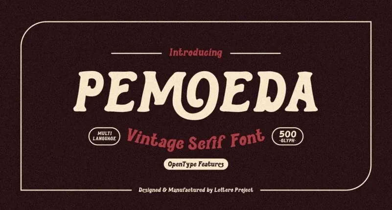 Pemoeda font