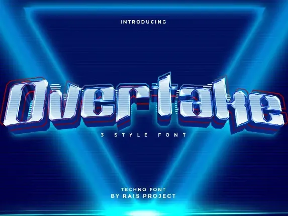 Overtake font