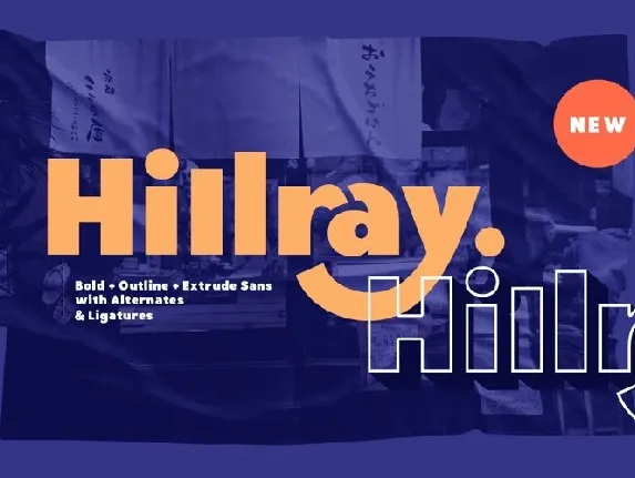 Hillray font