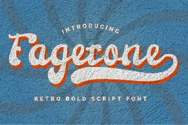 Fagetone Script font