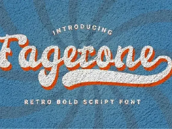 Fagetone Script font