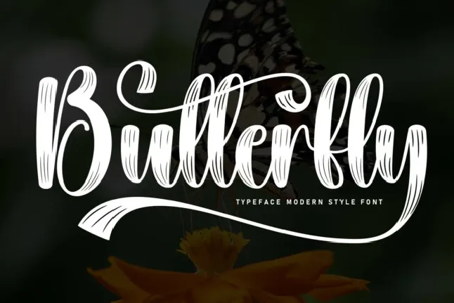 Butterfly Script Typeface font