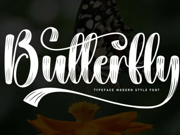 Butterfly Script Typeface font