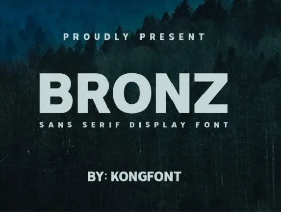 Bronz font