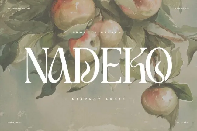 Nadeko font