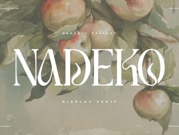 Nadeko font