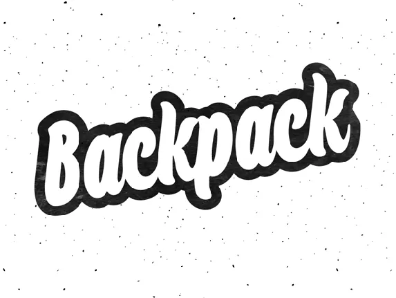 Backpack Personal Use font