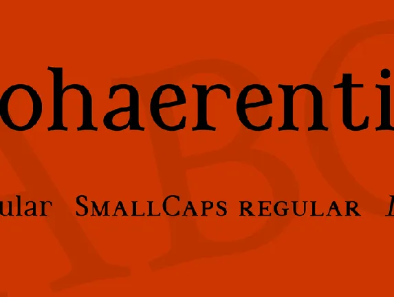 Cohaerentia font