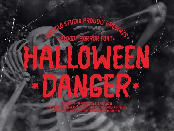 NCL Halloween Danger font