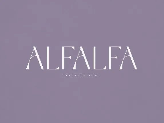 Alfalfa font