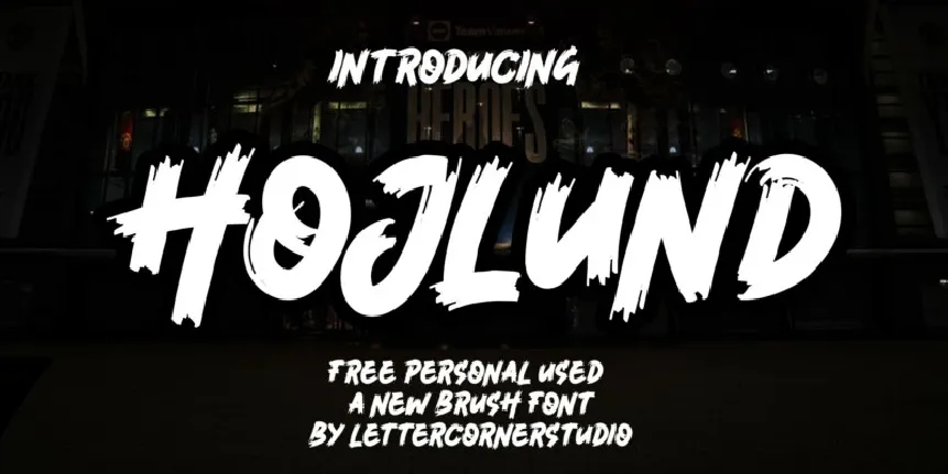 Hojlund font