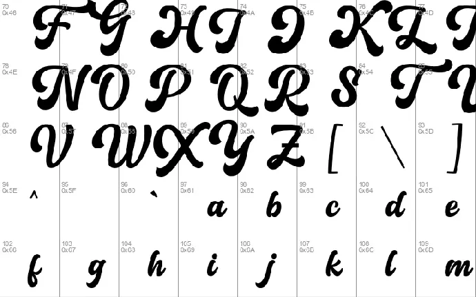 Standley font