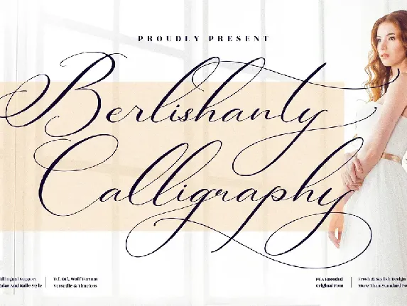 Berlishanty Calligraphy font