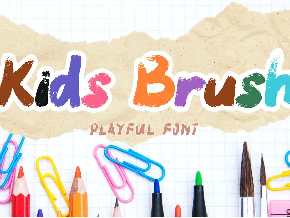 Kids Brush font