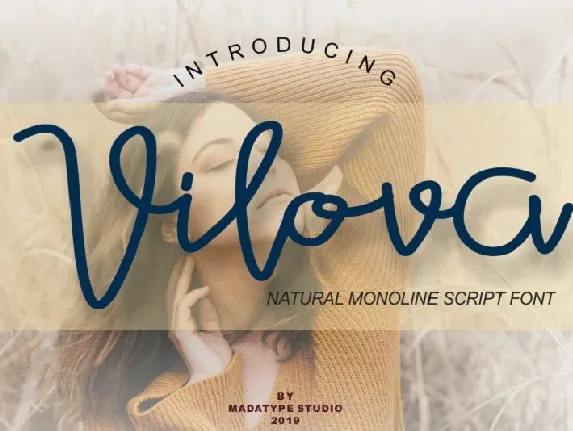 Vilova Script font