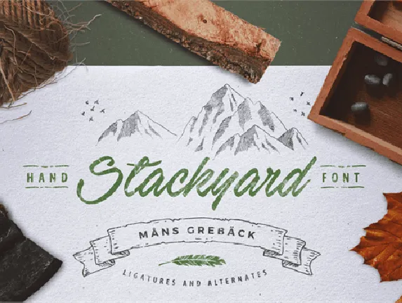 Stackyard font