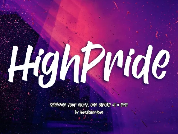 HighPride font