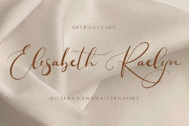 Elisabeth Raelyn font