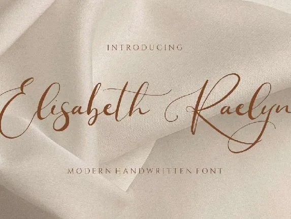 Elisabeth Raelyn font