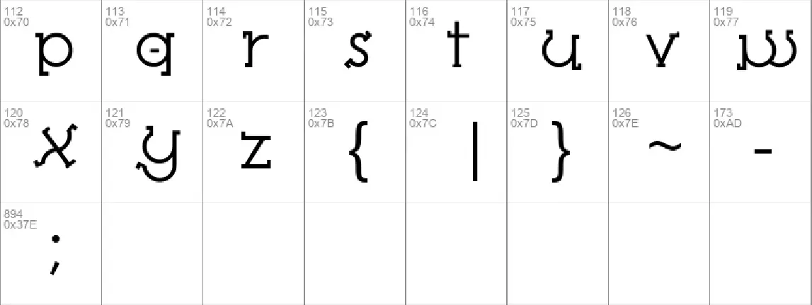 Almost Sanskrit font