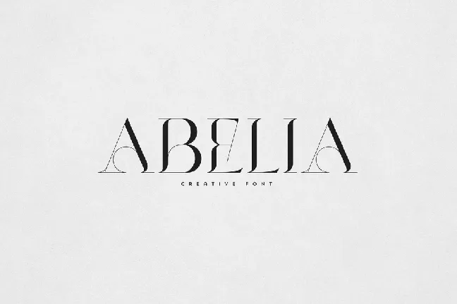 Abelia font