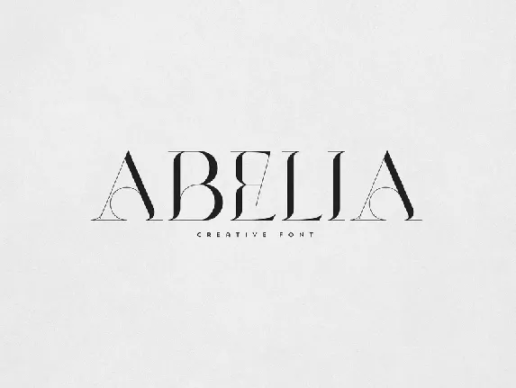 Abelia font