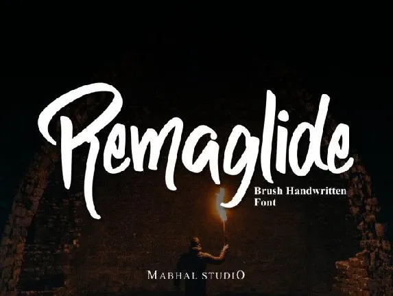 Remaglide font