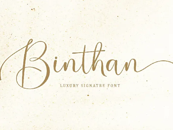 Binthan font