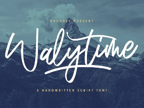 Walytime font