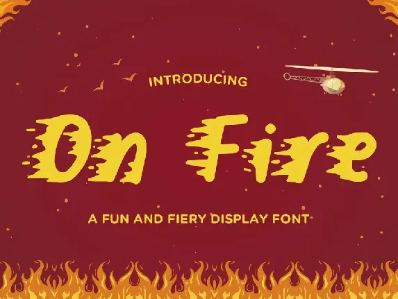 On Fire Free Trial font