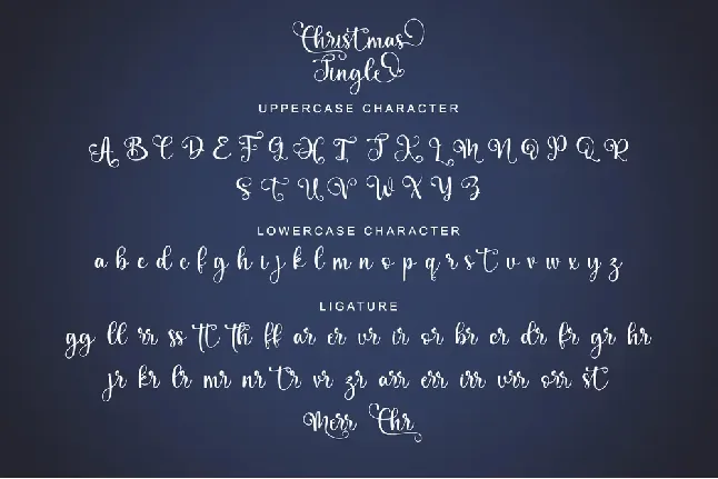 Christmas Jingle - Personal use font