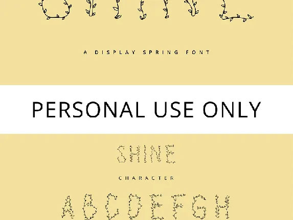 Shine font