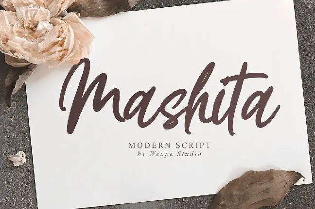 Mashita font