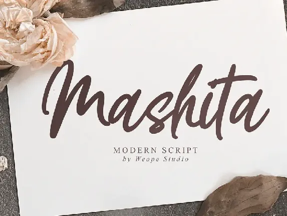 Mashita font